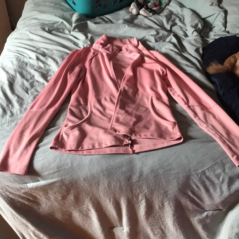 Small north face light pink jacket